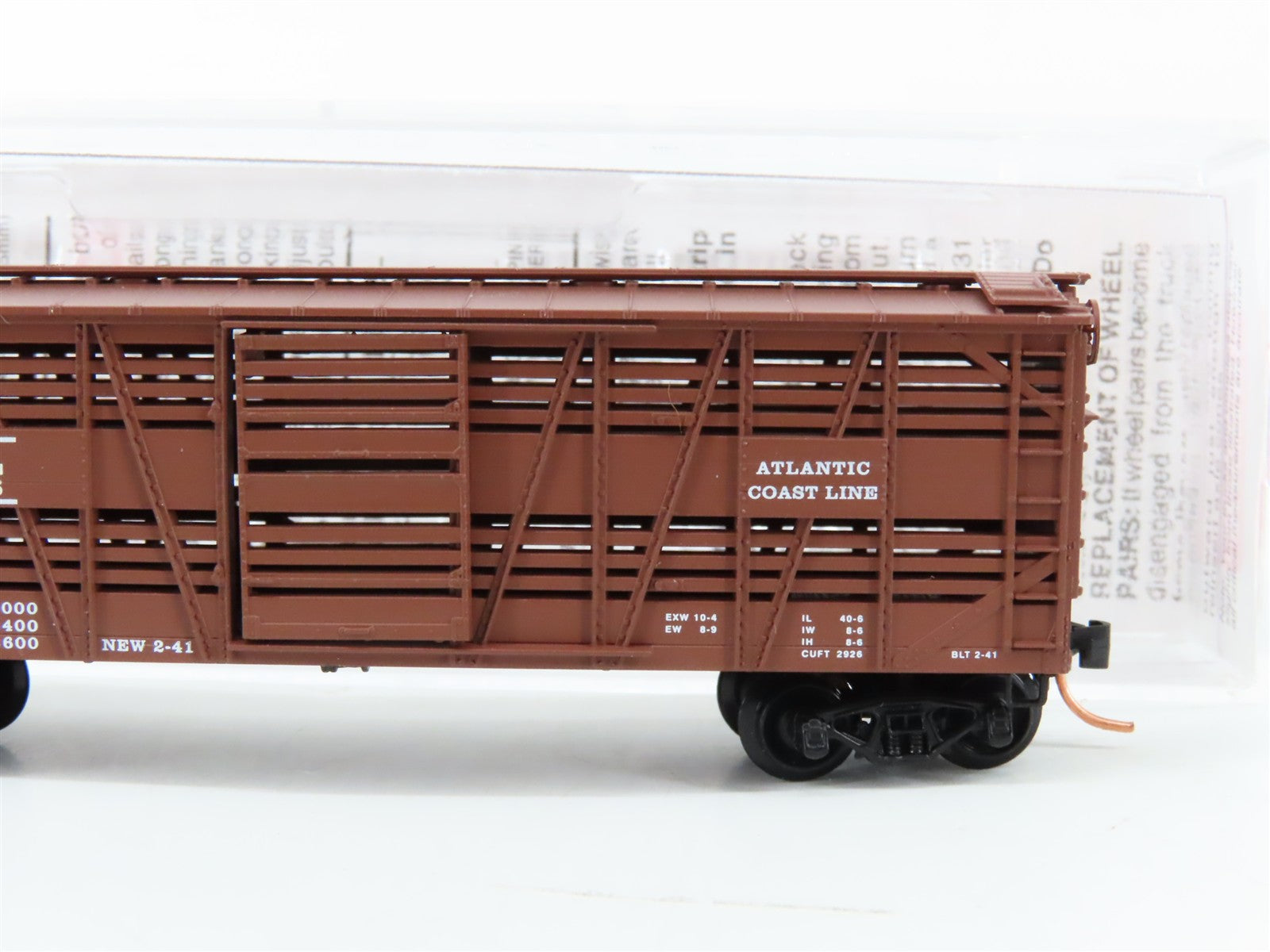 N Scale Micro-Trains MTL 35100 Atlantic Coast Line 40' Stock/Cattle Car RTR