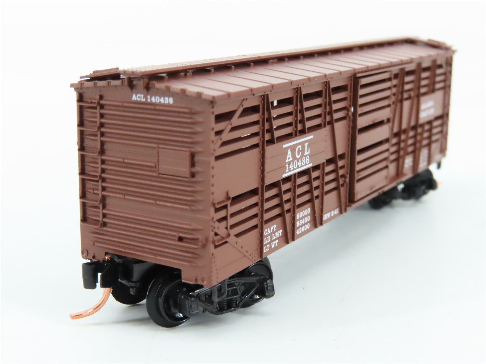 N Scale Micro-Trains MTL 35100 Atlantic Coast Line 40' Stock/Cattle Car RTR