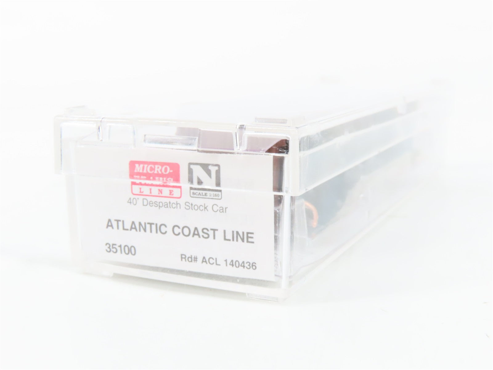 N Scale Micro-Trains MTL 35100 Atlantic Coast Line 40' Stock/Cattle Car RTR