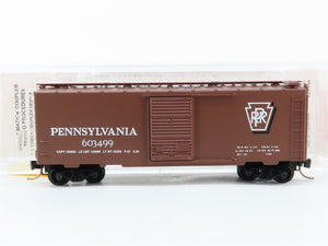 N Scale Micro-Trains MTL 20780/3 PRR Pennsylvania 40' Box Car 603499 RTR
