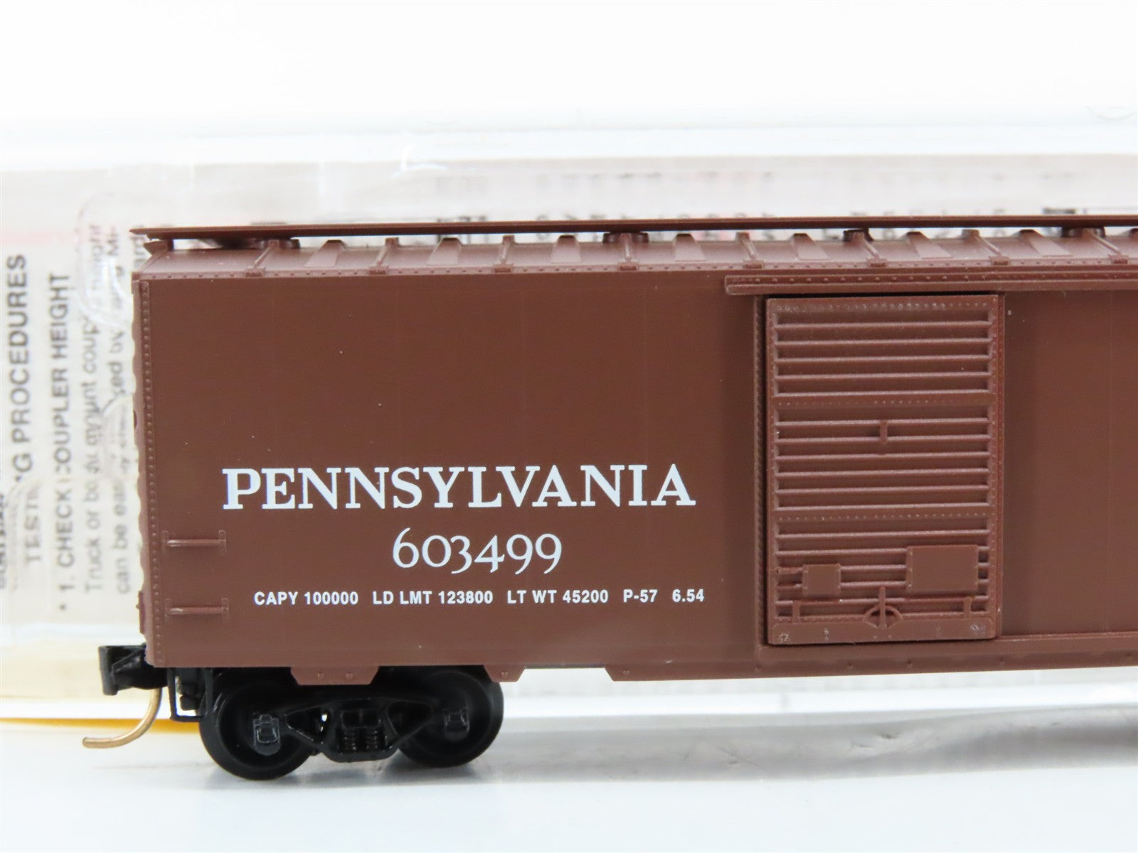 N Scale Micro-Trains MTL 20780/3 PRR Pennsylvania 40' Box Car 603499 RTR