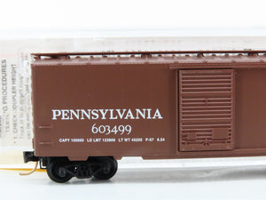 N Scale Micro-Trains MTL 20780/3 PRR Pennsylvania 40' Box Car 603499 RTR