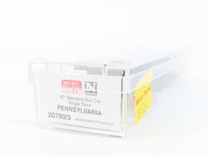 N Scale Micro-Trains MTL 20780/3 PRR Pennsylvania 40' Box Car 603499 RTR