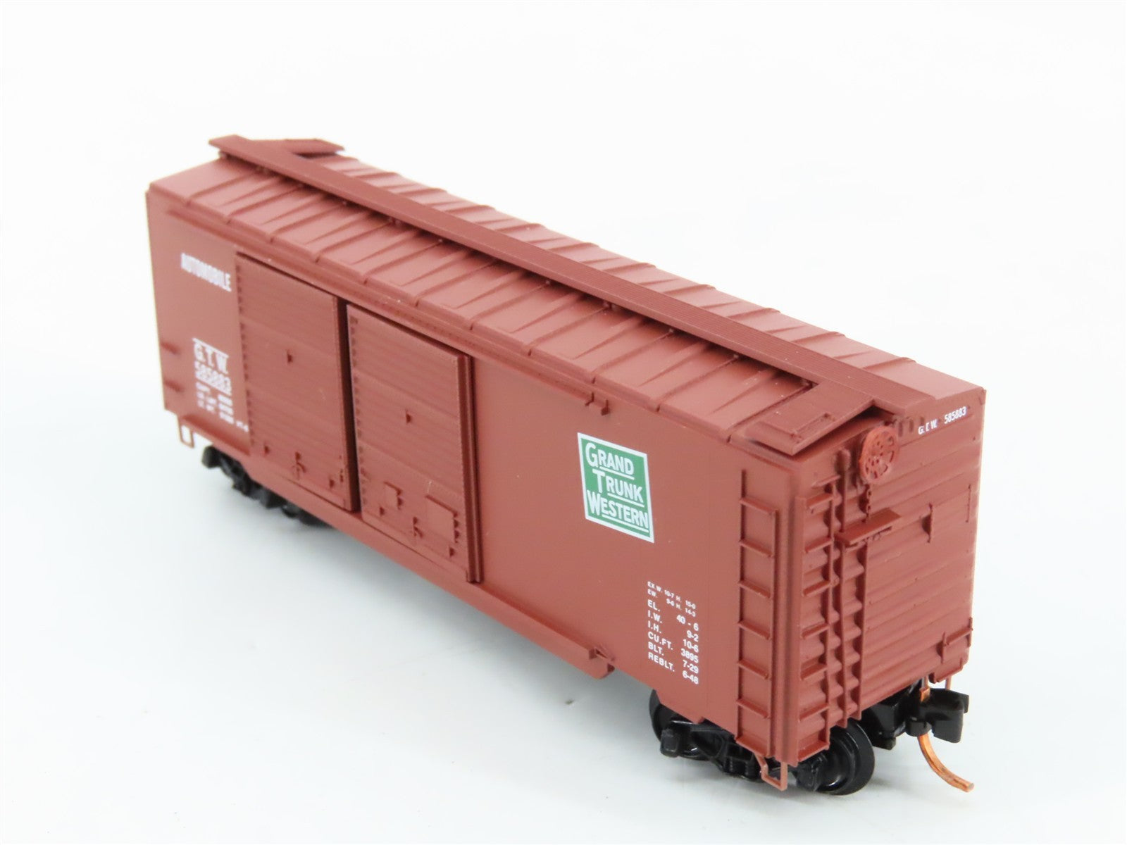 N Scale Micro-Trains MTL 02300170 GTW Grand Trunk Western 40' Box Car 585883 RTR
