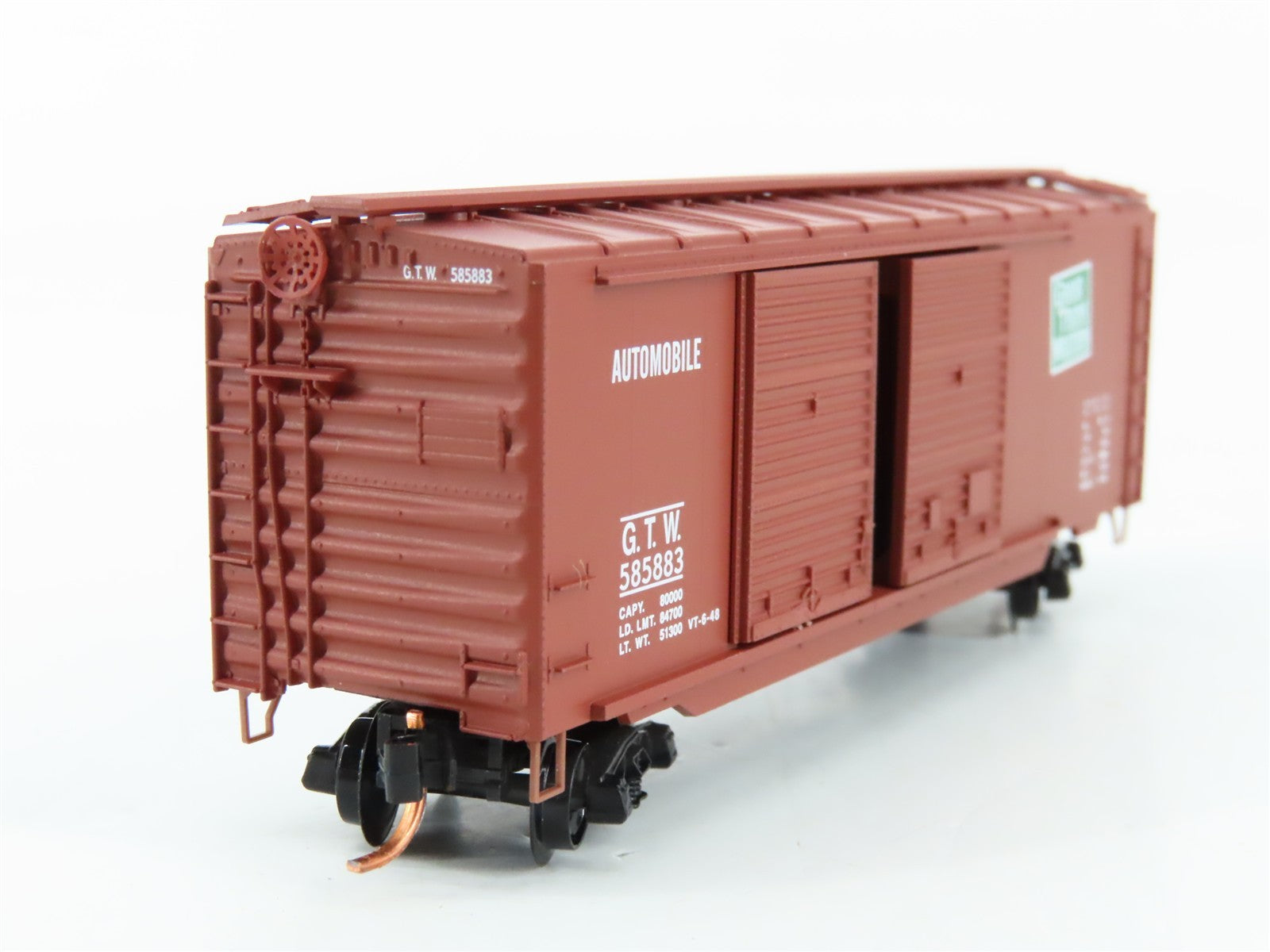 N Scale Micro-Trains MTL 02300170 GTW Grand Trunk Western 40' Box Car 585883 RTR