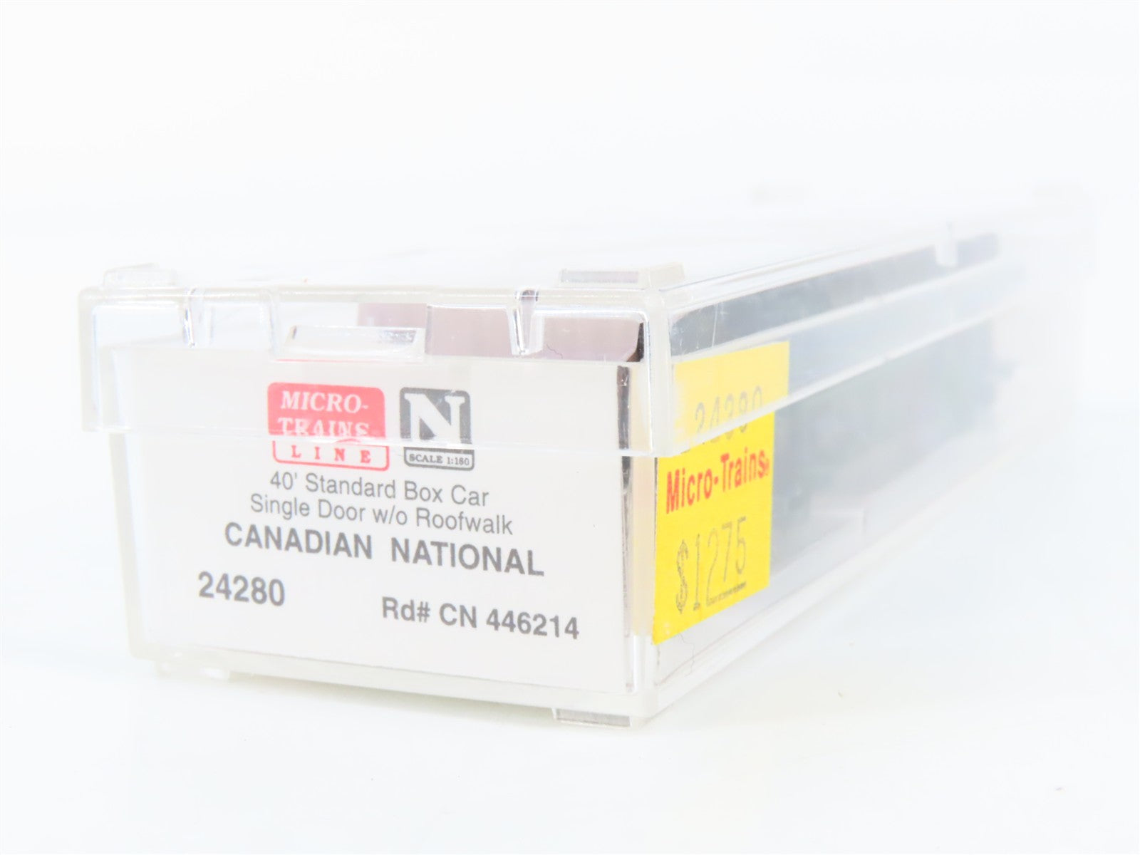 N Scale Micro-Trains MTL 24280 CN Canadian National 40' Box Car 446214 RTR
