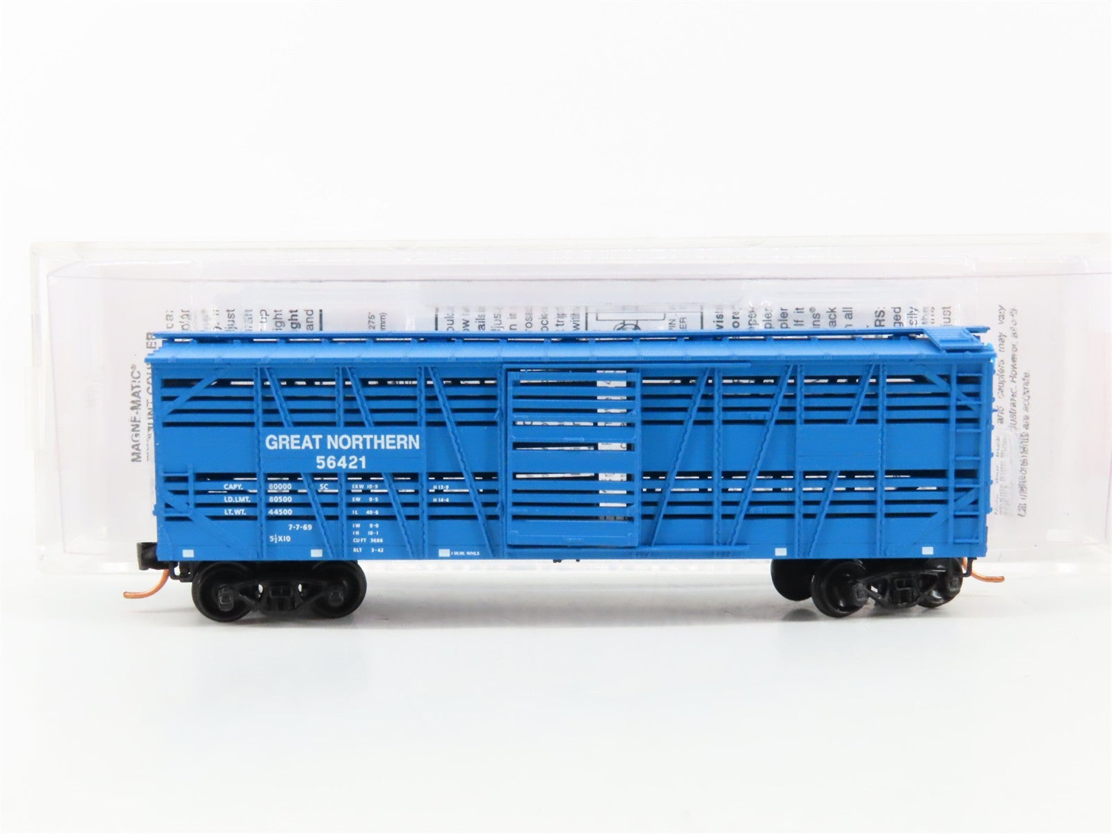N Scale Micro-Trains MTL 03500170 GN Great Northern 40' Stock Car 56421 RTR