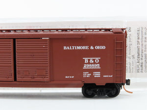 N Scale Micro-Trains MTL 23040 B&O Baltimore & Ohio 40' Box Car 298895 RTR