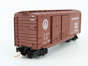 N Scale Micro-Trains MTL 23040 B&O Baltimore & Ohio 40' Box Car 298895 RTR