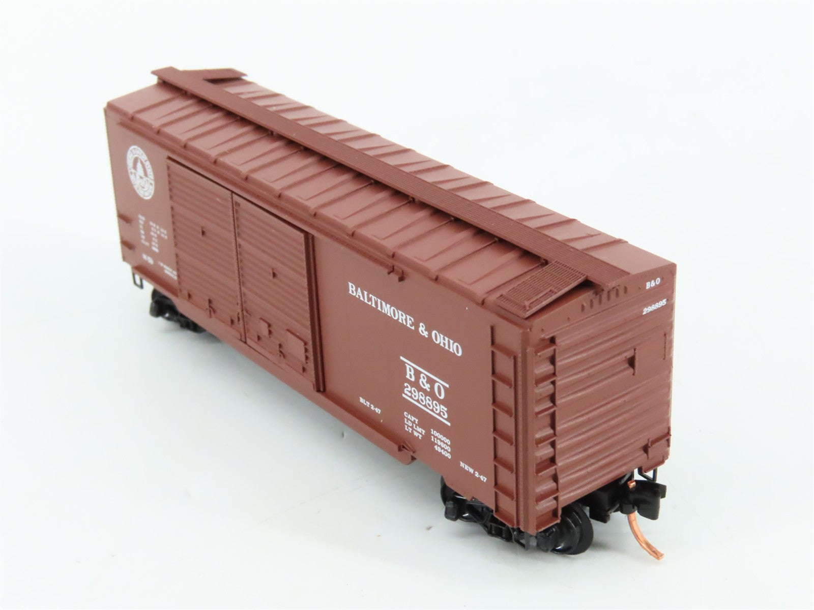 N Scale Micro-Trains MTL 23040 B&O Baltimore & Ohio 40' Box Car 298895 RTR