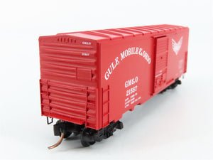 N Scale Micro-Trains MTL 24240 GM&O Gulf, Mobile & Ohio 40' Box Car 21587 RTR