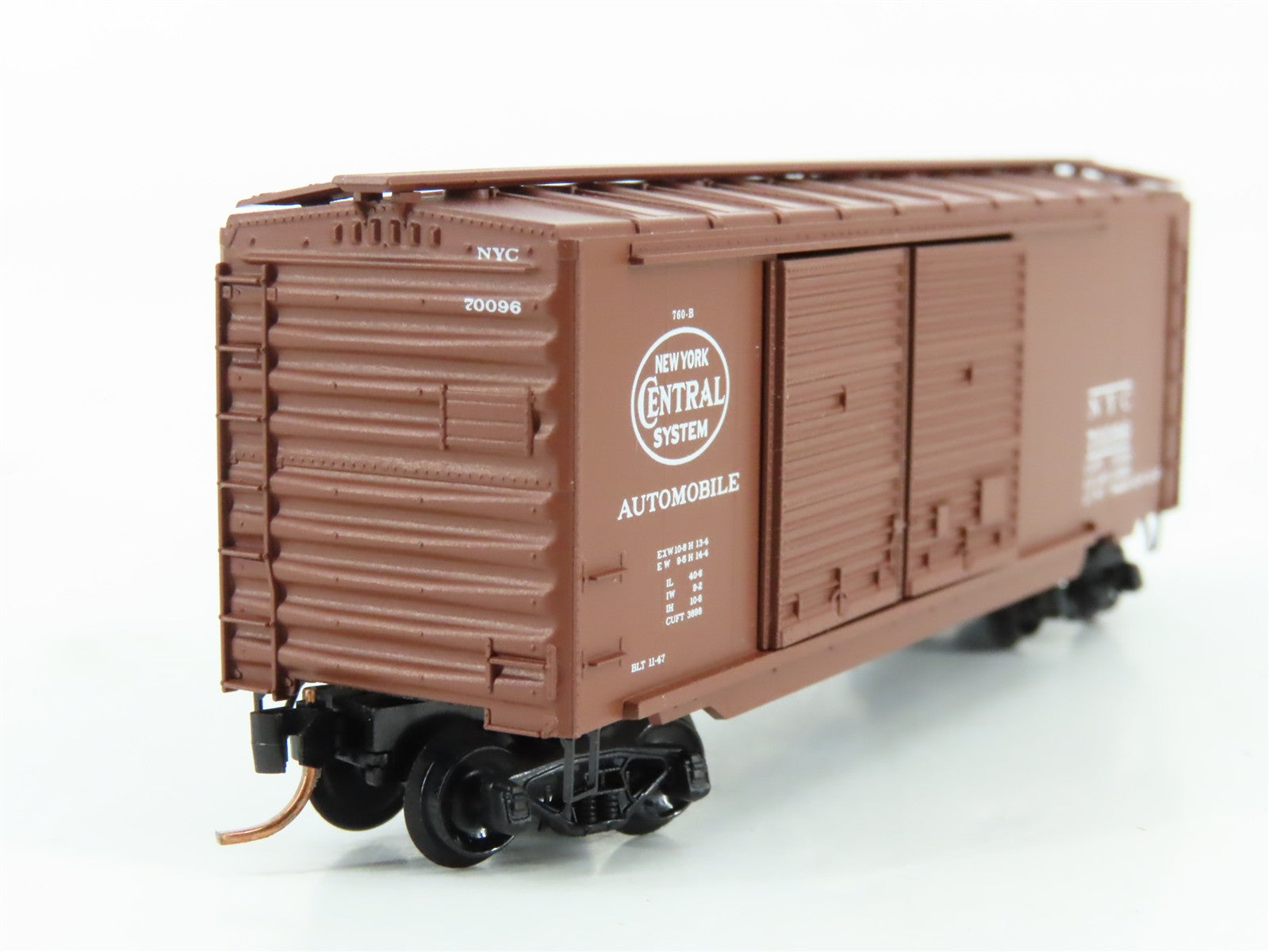 N Scale Micro-Trains MTL 23160 NYC New York Central 40' Box Car 70096 RTR