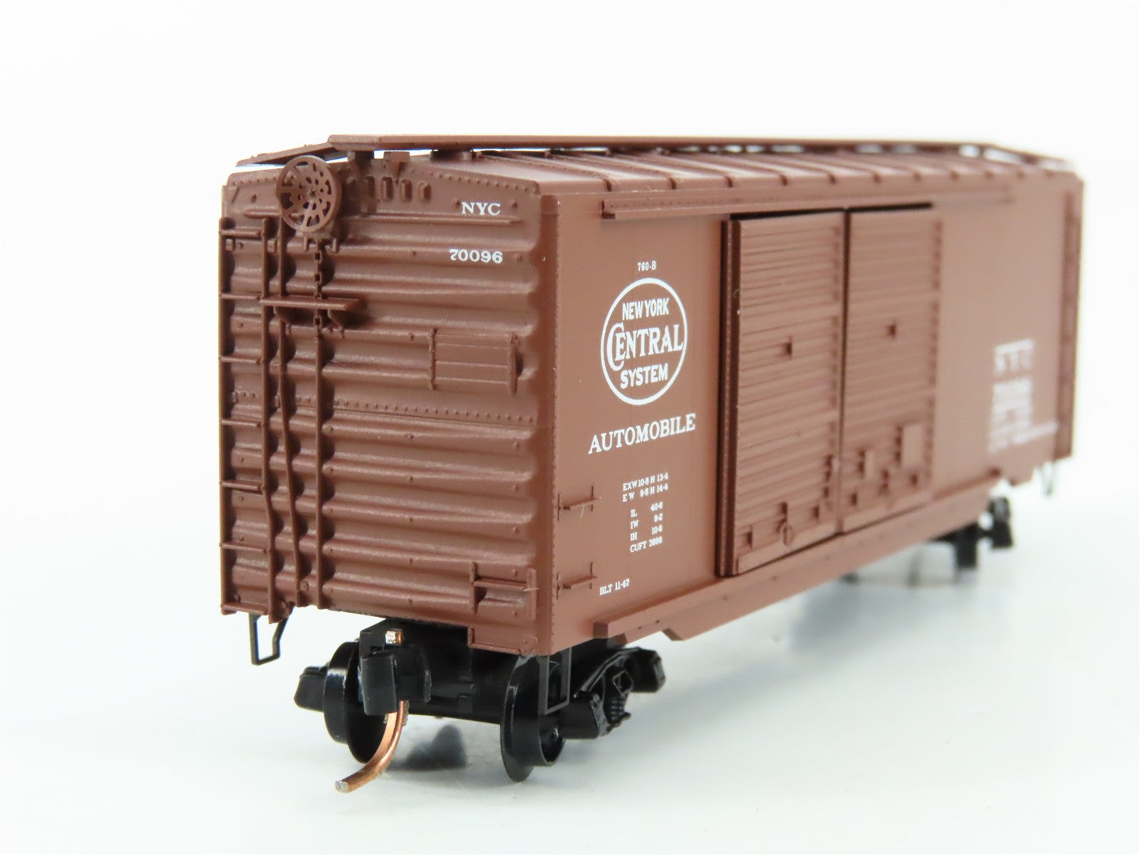 N Scale Micro-Trains MTL 23160 NYC New York Central 40' Box Car 70096 RTR