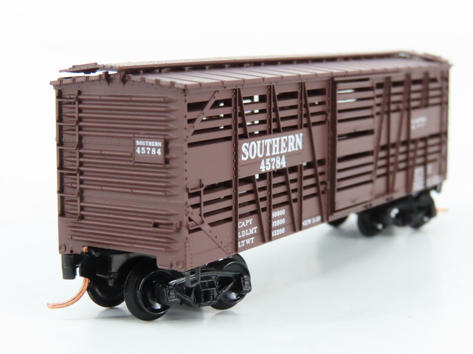N Scale Micro-Trains MTL 35060 SOU Southern 40' Stock/Cattle Car 45784 RTR