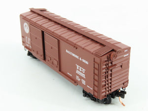 N Scale Micro-Trains MTL 23040 B&O Baltimore & Ohio 40' Box Car 298895 RTR