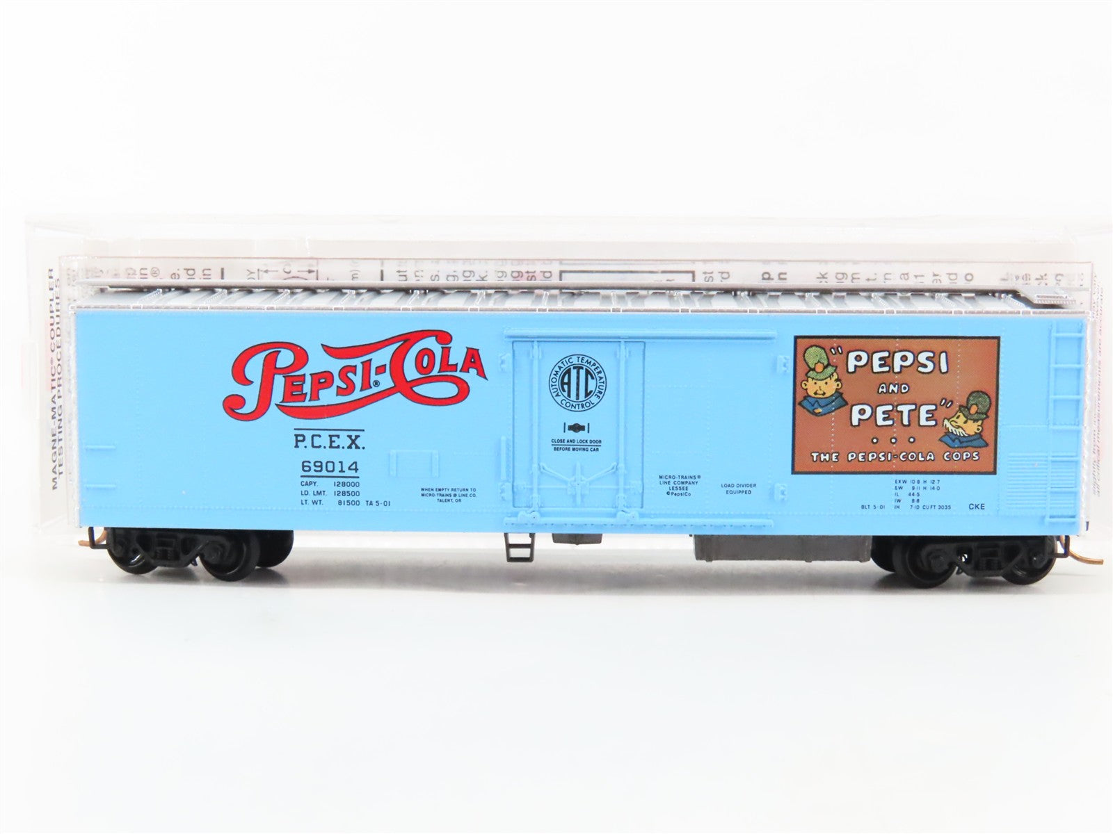 N Scale Micro-Trains MTL 69130 PCEX Pepsi-Cola 51' Mechanical Reefer 69014 RTR