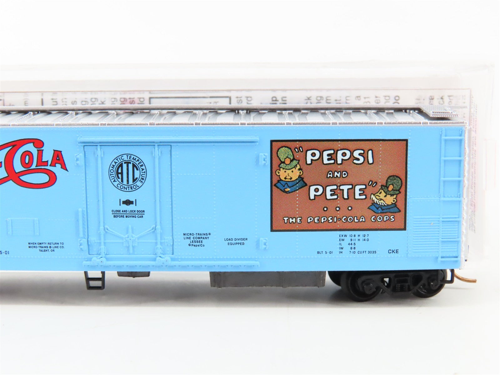 N Scale Micro-Trains MTL 69130 PCEX Pepsi-Cola 51' Mechanical Reefer 69014 RTR