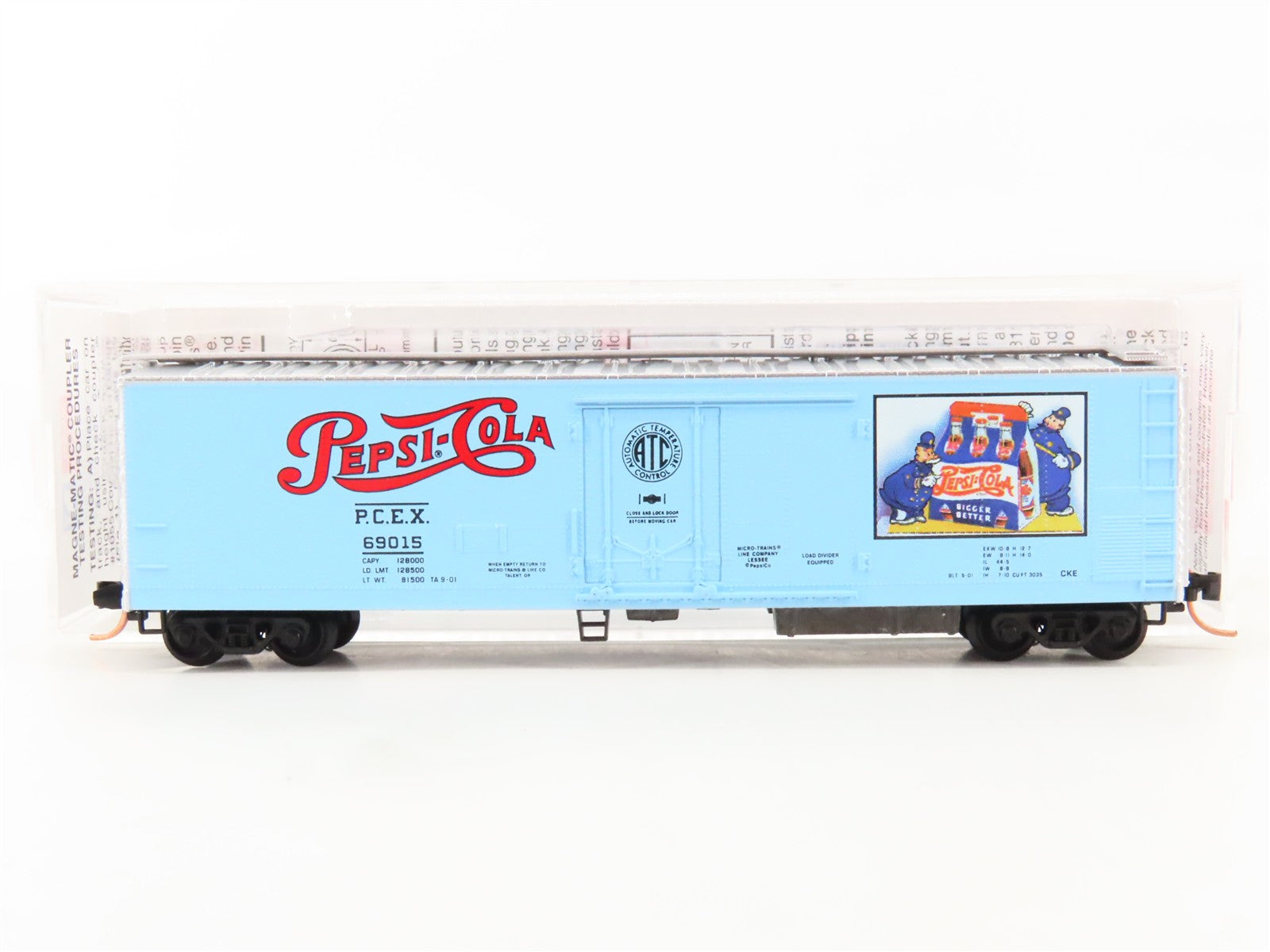 N Scale Micro-Trains MTL 69140 PCEX Pepsi-Cola 59' Mechanical Reefer 69015 RTR