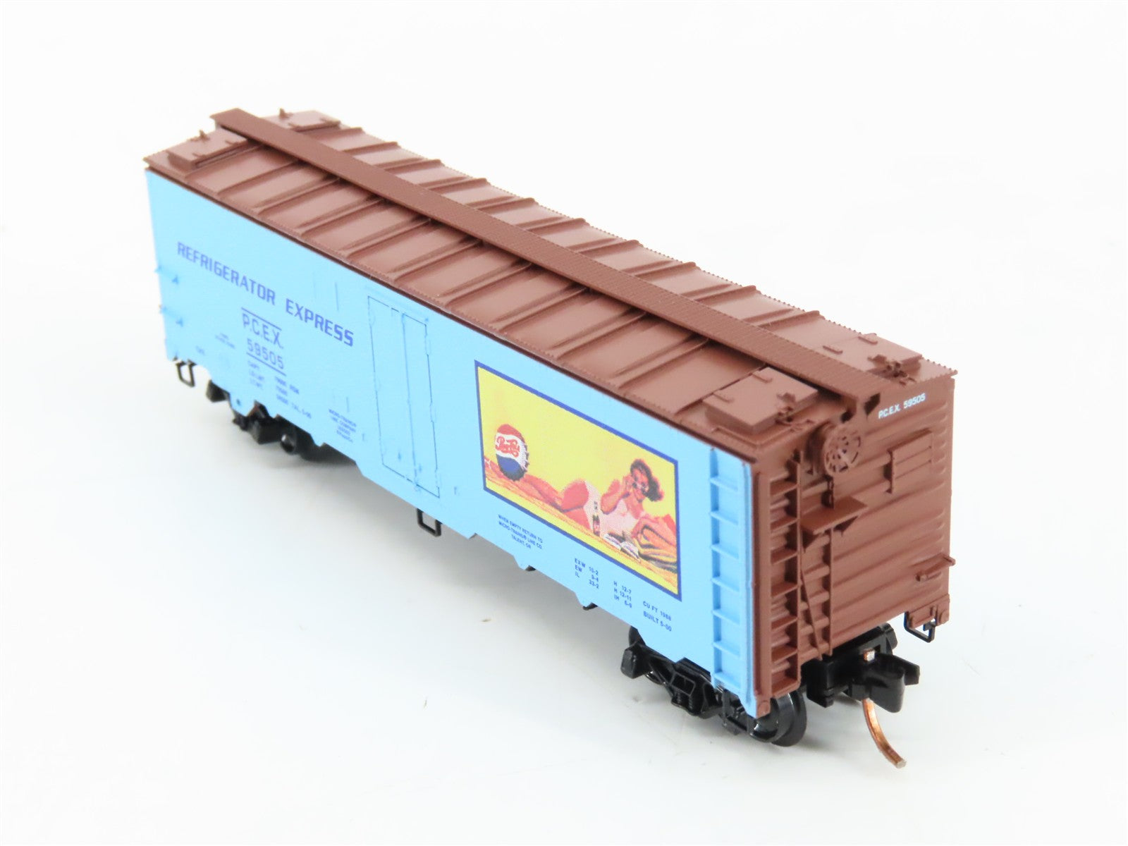 N Scale Micro-Trains MTL 59550 PCEX Pepsi-Cola 40' Reefer 59505 RTR