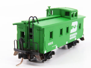 N Scale Micro-Trains MTL 51090 Burlington Northern 34' Wood-Sheathed Caboose RTR