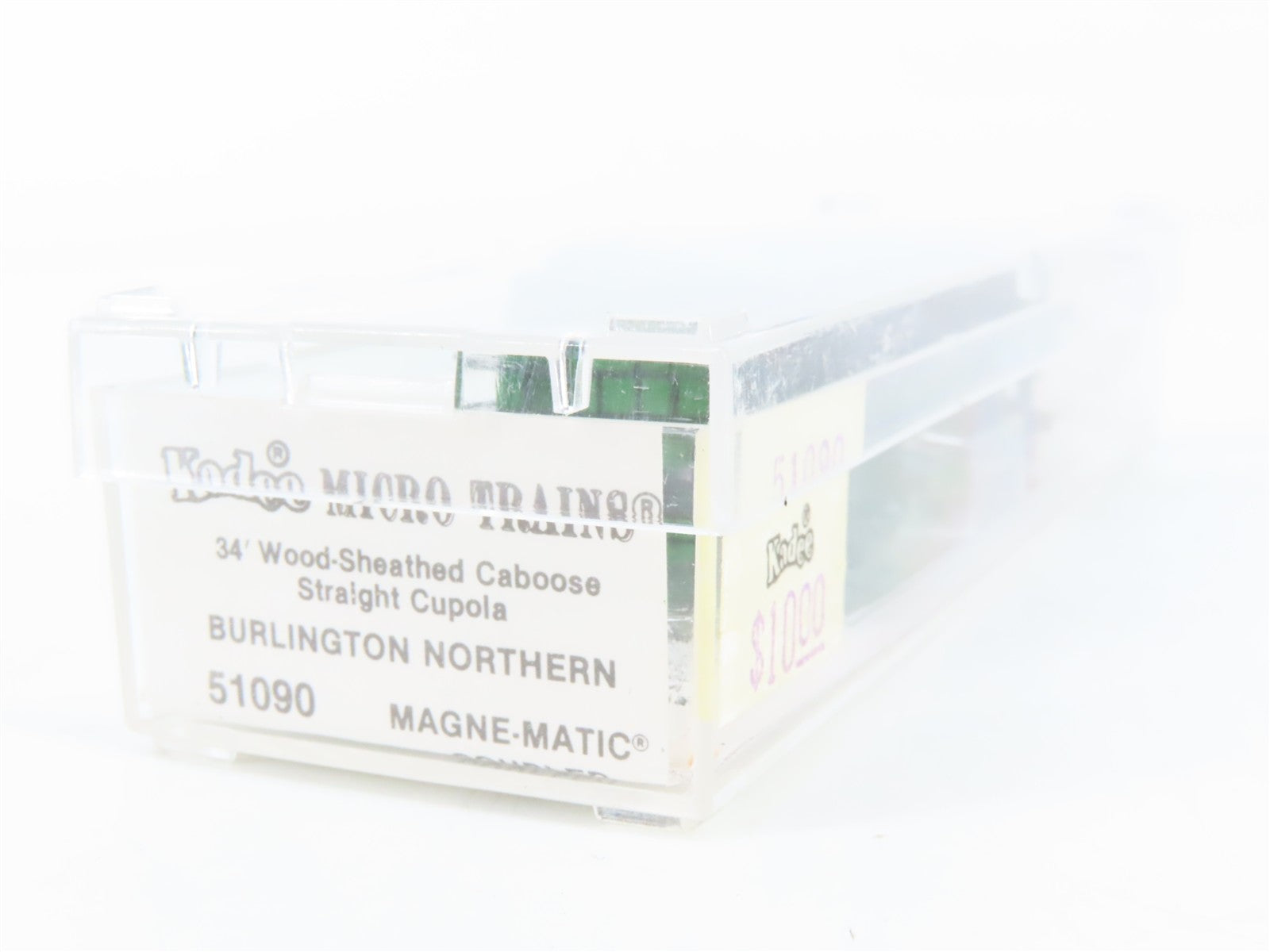 N Scale Micro-Trains MTL 51090 Burlington Northern 34' Wood-Sheathed Caboose RTR