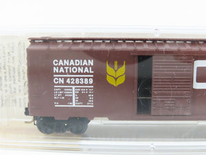 N Scale Micro-Trains MTL 20550 CN Canadian National 40' Box Car 428389 RTR