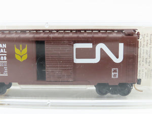 N Scale Micro-Trains MTL 20550 CN Canadian National 40' Box Car 428389 RTR