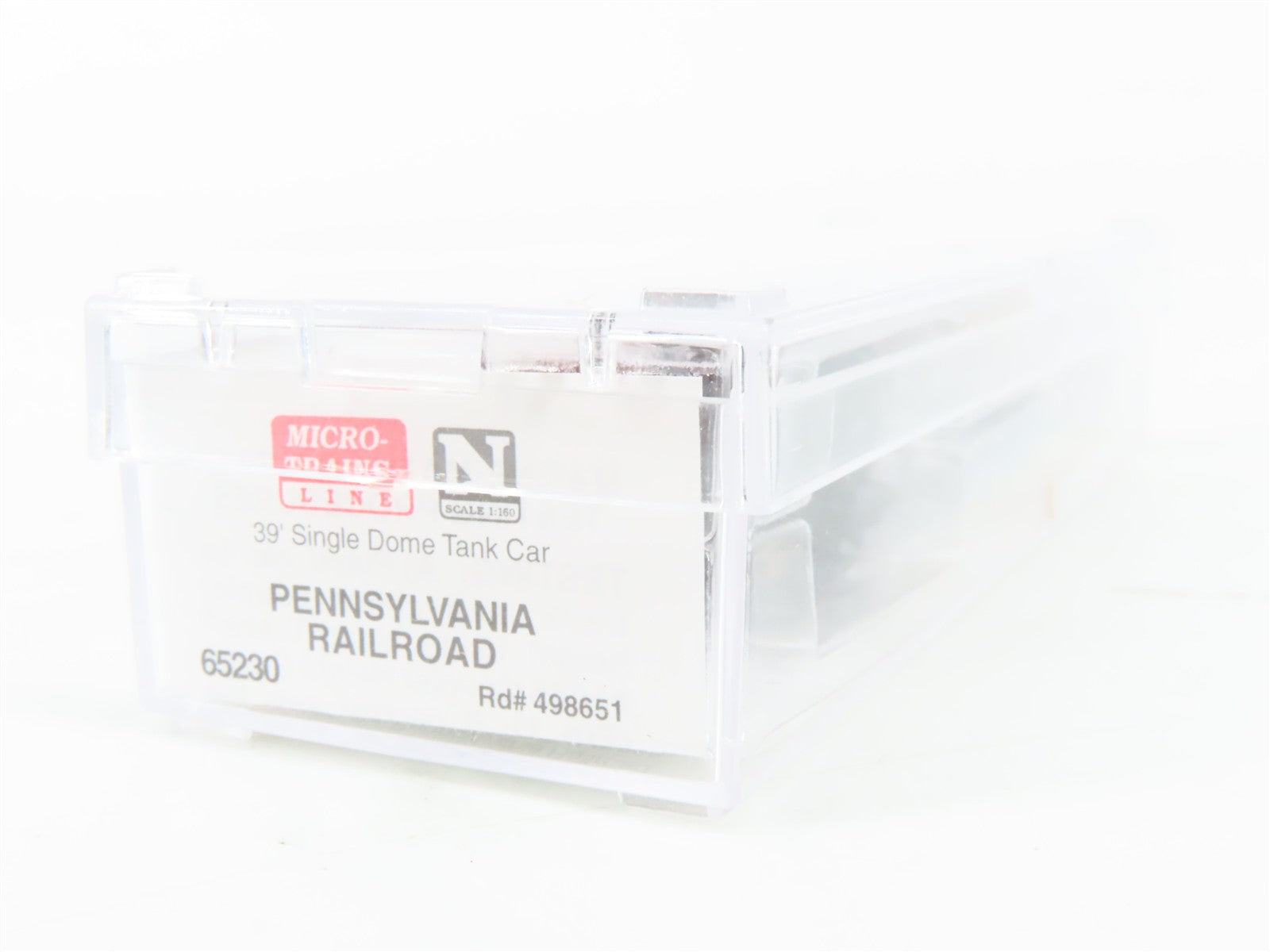 N Scale Micro-Trains MTL 65230 PRR Pennsylvania Railroad 39' Tank Car 498651 RTR