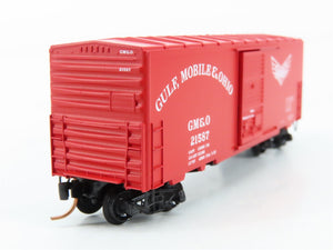 N Scale Micro-Trains MTL 24240 GM&O Gulf, Mobile & Ohio 40' Box Car 21587 RTR