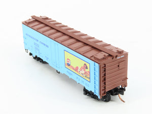 N Scale Micro-Trains MTL 59550 Pepsi-Cola 40' Ice Reefer Factory Interior RTR