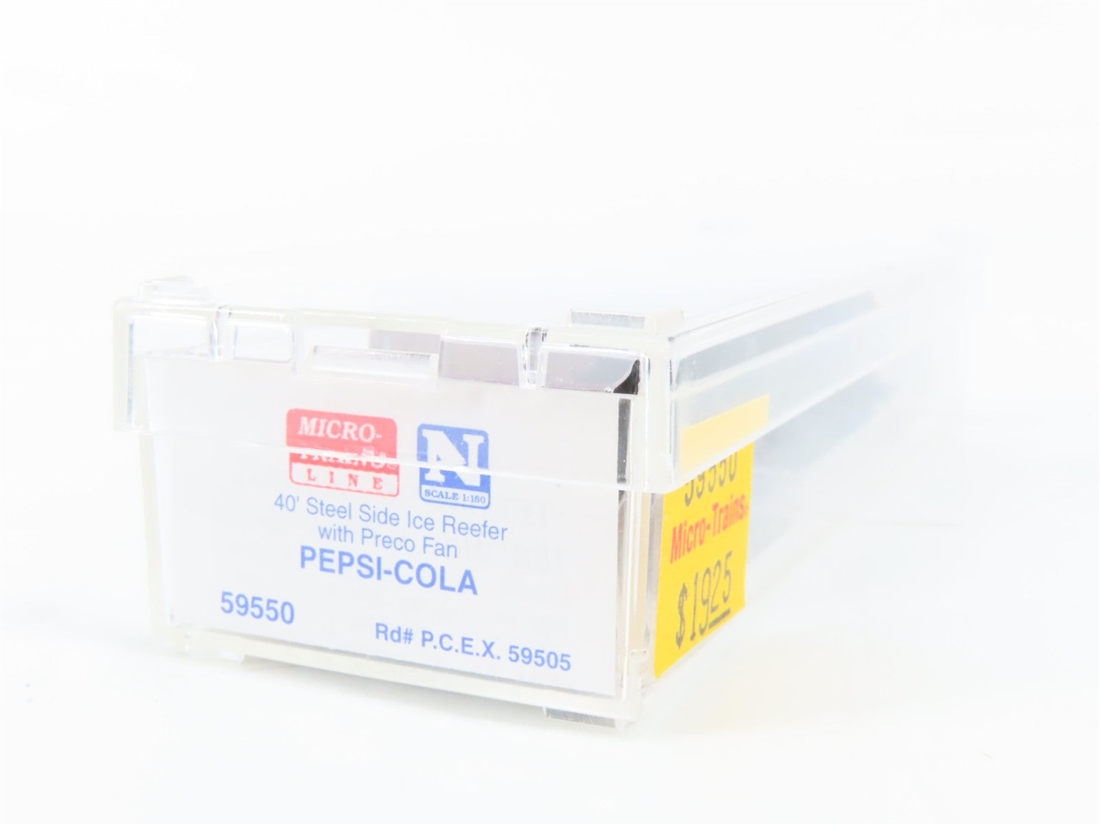 N Scale Micro-Trains MTL 59550 Pepsi-Cola 40' Ice Reefer Factory Interior RTR