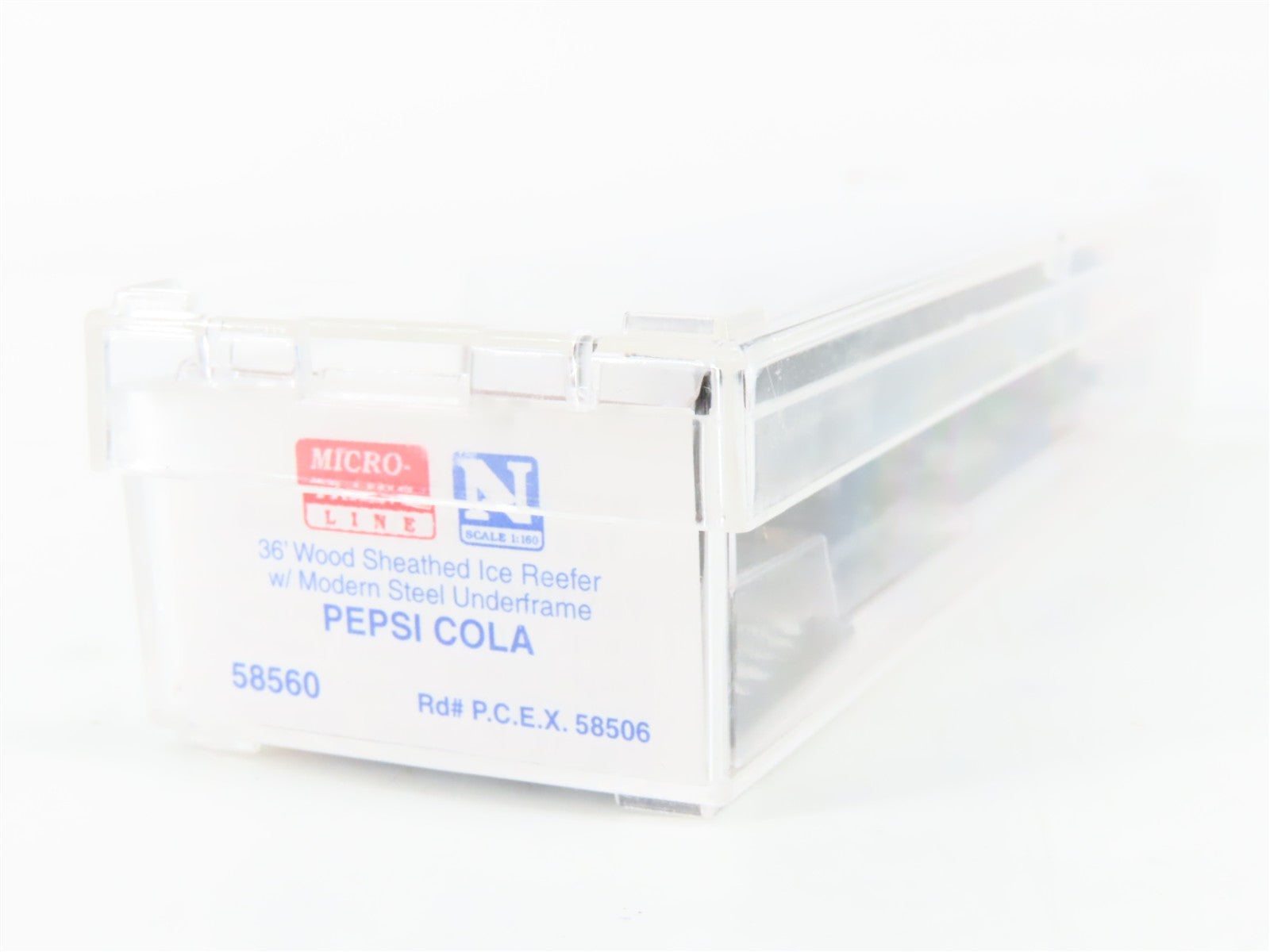 N Scale Micro-Trains MTL 58560 Pepsi Cola 36' Wood Sheathed Ice Reefer RTR