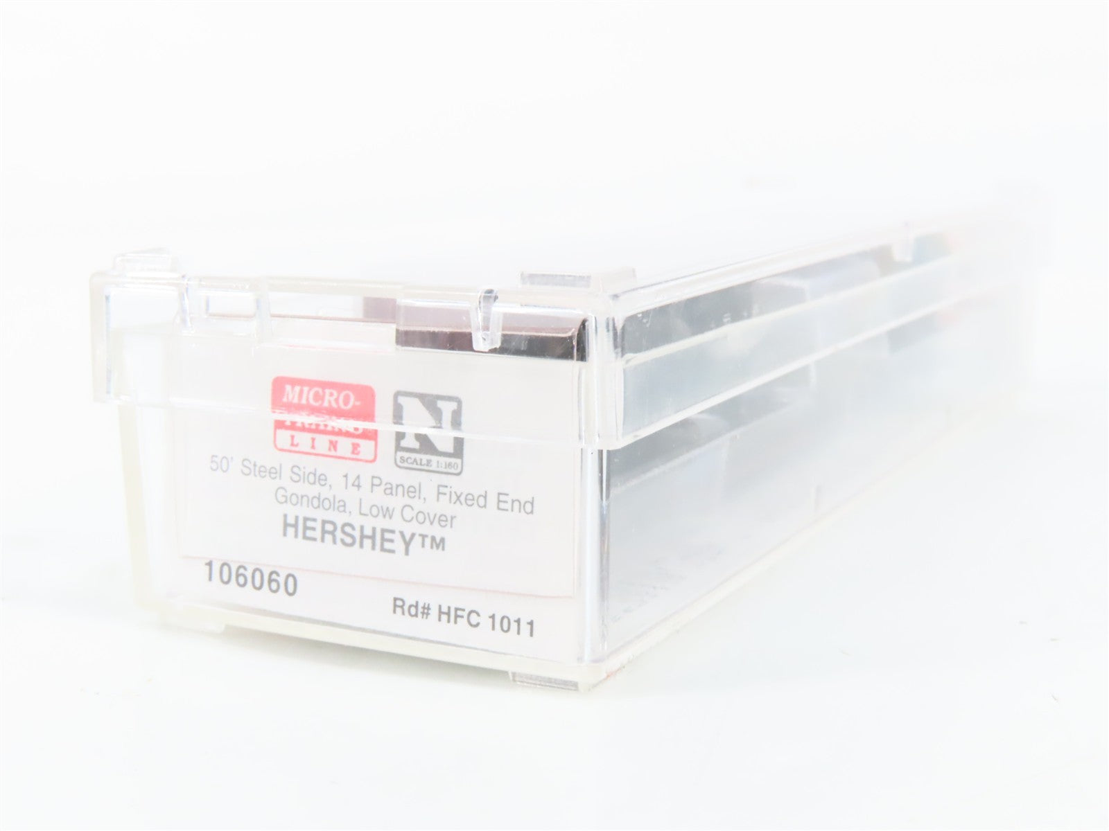N Scale Micro-Trains MTL 106060 HFC Hershey's 50' Covered Gondola 1011 RTR