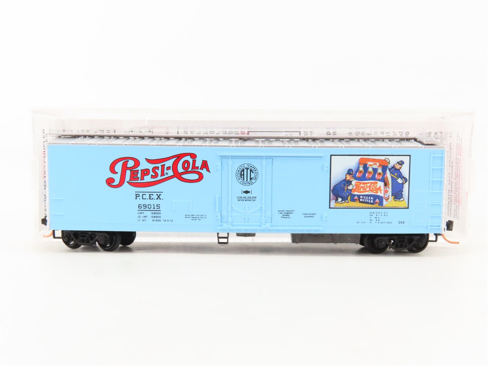 N Scale Micro-Trains MTL 69140 PCEX Pepsi-Cola 59' Mechanical Reefer 69015 RTR
