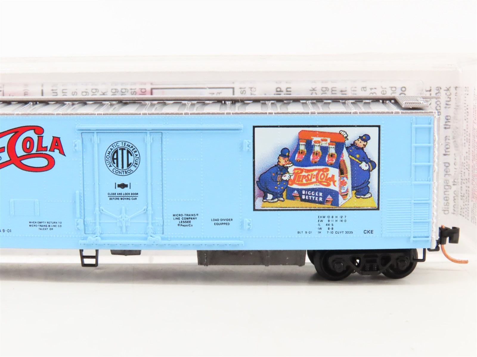 N Scale Micro-Trains MTL 69140 PCEX Pepsi-Cola 59' Mechanical Reefer 69015 RTR