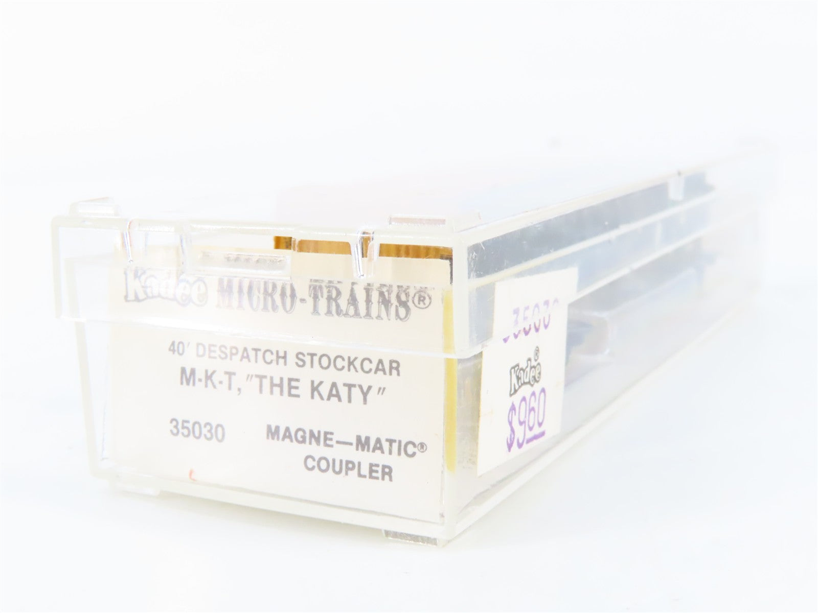 N Scale Micro-Trains MTL 35030 Missouri-Kansas-Texas 40' Stock/Cattle Car RTR