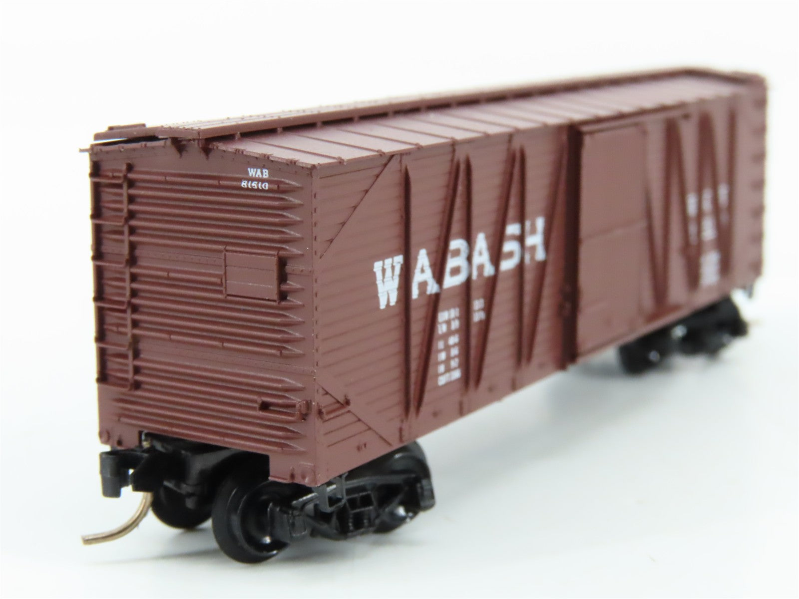 N Scale Micro-Trains MTL 28050 Wabash 40' Outside-Braced Single Door Box Car RTR