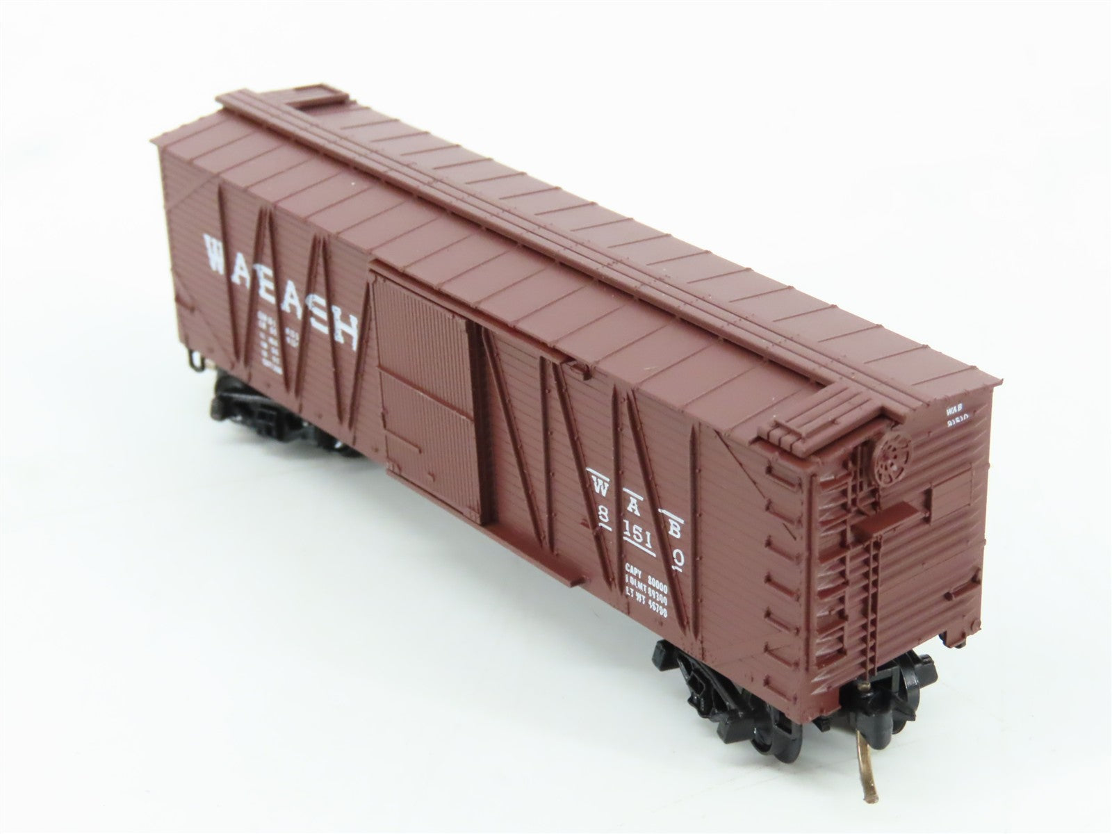 N Scale Micro-Trains MTL 28050 Wabash 40' Outside-Braced Single Door Box Car RTR