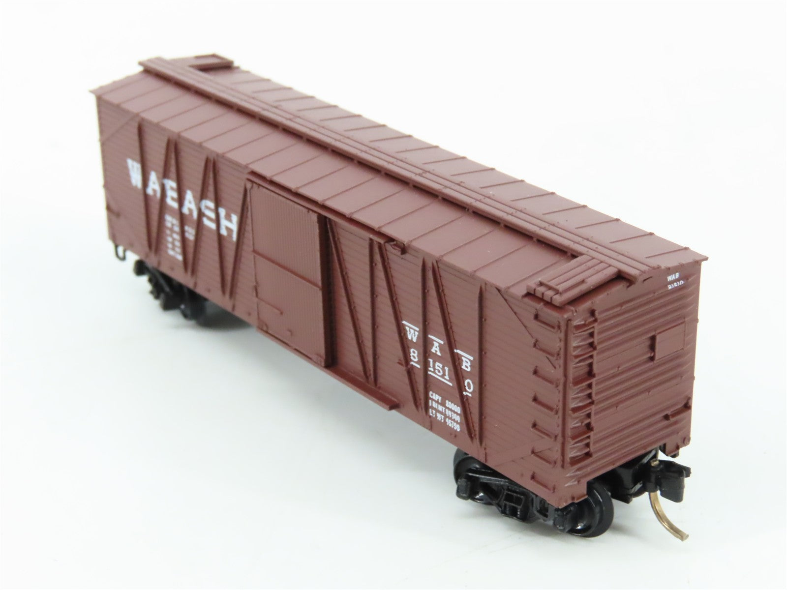 N Scale Micro-Trains MTL 28050 Wabash 40' Outside-Braced Single Door Box Car RTR