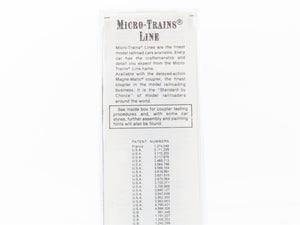 N Scale Micro-Trains MTL 28050 Wabash 40' Outside-Braced Single Door Box Car RTR