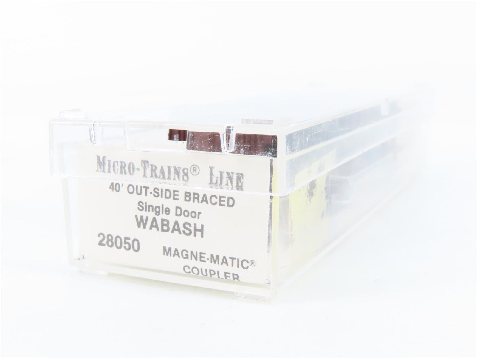 N Scale Micro-Trains MTL 28050 Wabash 40' Outside-Braced Single Door Box Car RTR