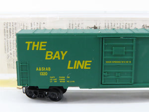 N Scale Micro-Trains MTL 24210 The Bay Line 40' Single Door Box Car RTR