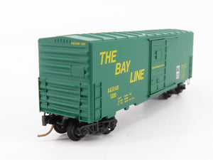 N Scale Micro-Trains MTL 24210 The Bay Line 40' Single Door Box Car RTR
