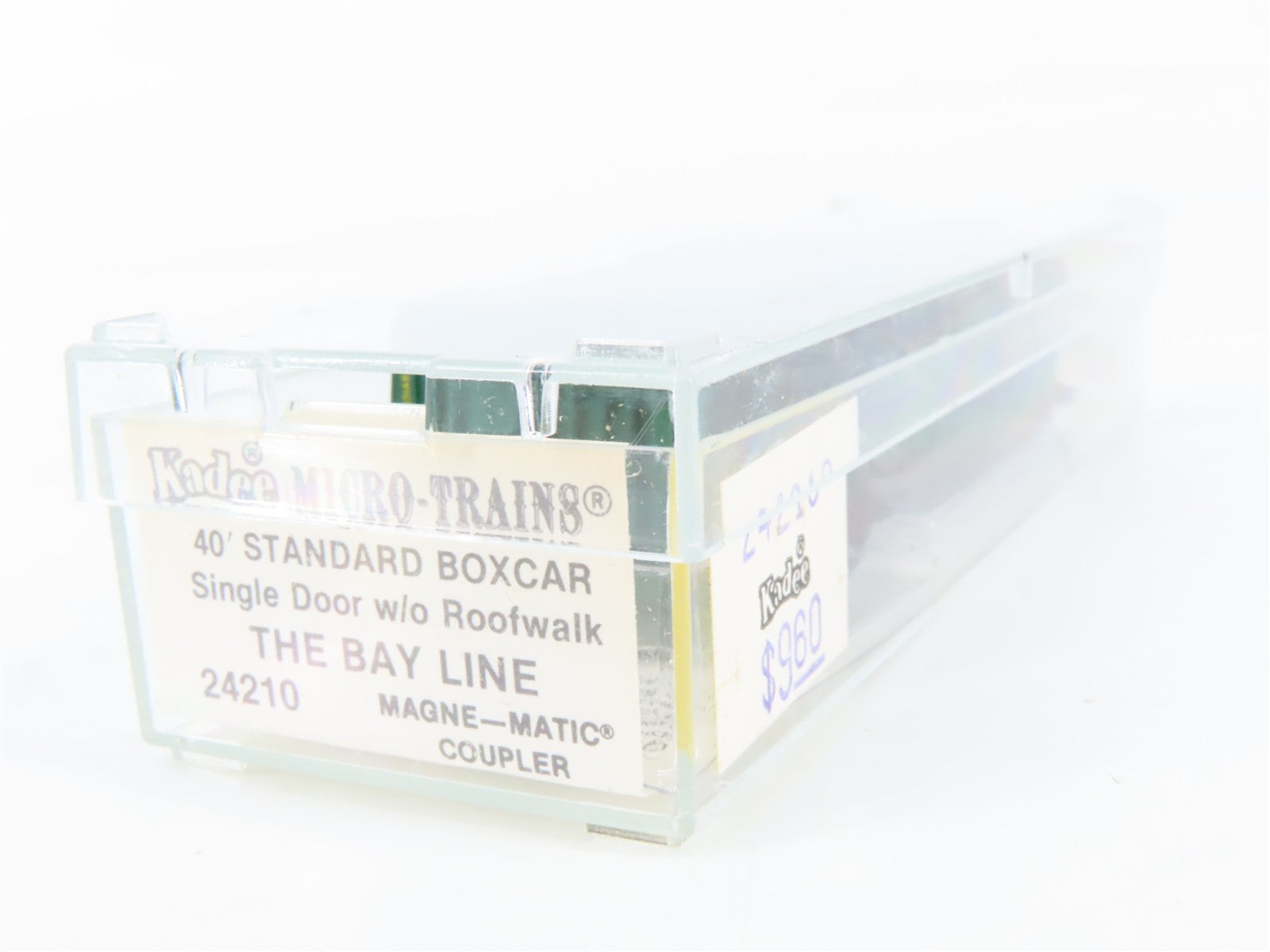 N Scale Micro-Trains MTL 24210 The Bay Line 40' Single Door Box Car RTR