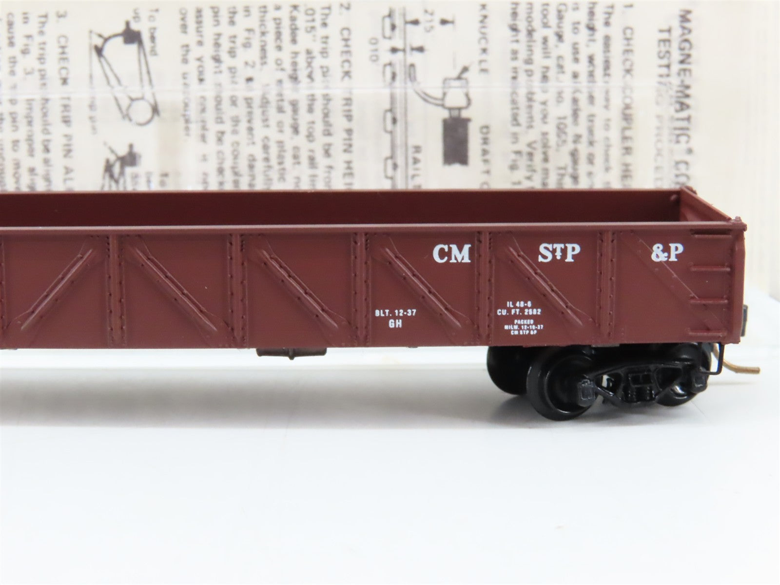 N Scale Micro-Trains MTL 60010 Milwaukee Road 50' Composite Gondola RTR