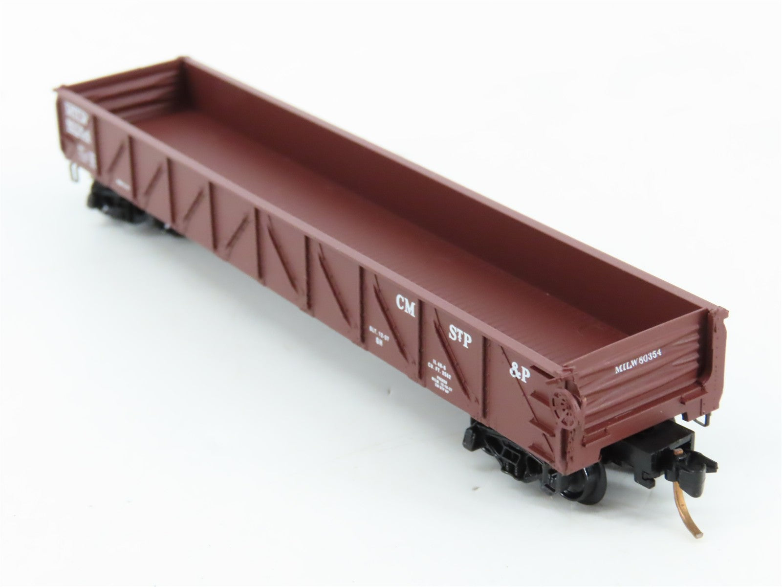 N Scale Micro-Trains MTL 60010 Milwaukee Road 50' Composite Gondola RTR