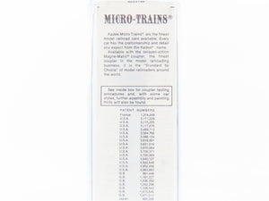N Scale Micro-Trains MTL 60010 Milwaukee Road 50' Composite Gondola RTR