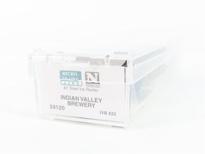 N Scale Micro-Trains MTL 59120 IVB Indian Valley Brewery 40' Reefer 622 RTR