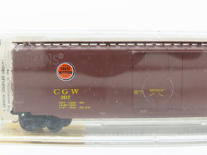 N Scale Micro-Trains MTL 32300 CGW Chicago Great Western 50' Box Car 307 RTR