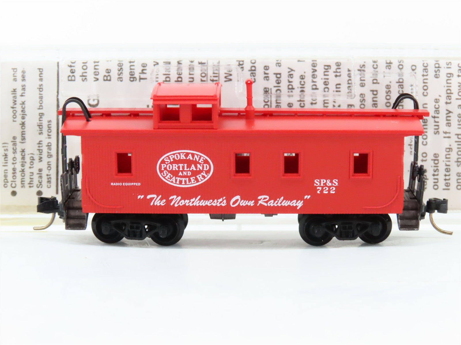N Scale Micro-Trains MTL 51060 Spokane, Portland & Seattle 34' Caboose RTR
